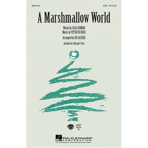 Marshmallow World 2Pt (Octavo)