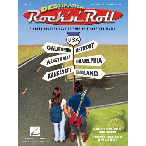 Destination Rock N Roll 3Pt Singers Edition (Softcover Book)
