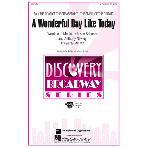Wonderful Day Like Today ShowTrax CD (CD Only)