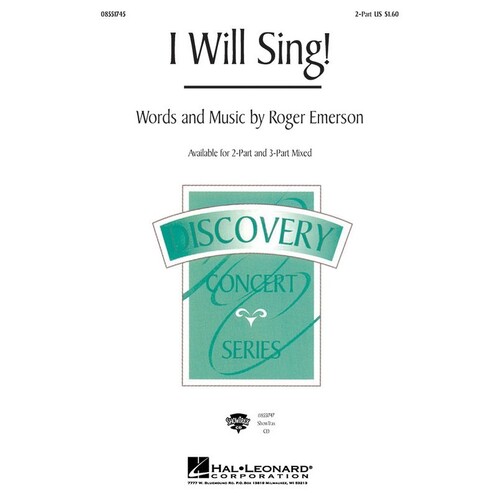 I Will Sing 2Pt (Octavo)