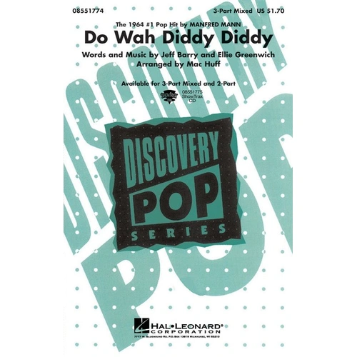 Do Wah Diddy Diddy 3-Part Mixed Choral Score by Hal Leonard