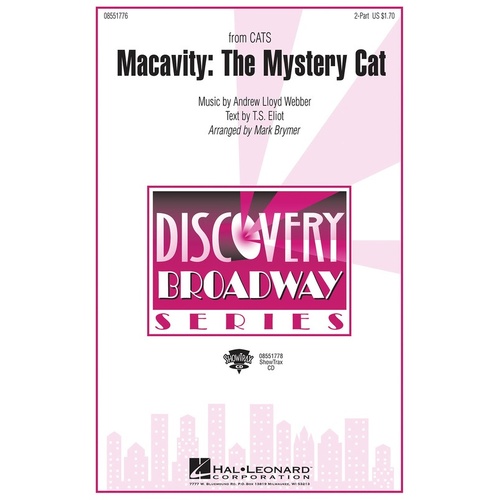 Macavity The Mystery Cat 2Pt (Octavo)