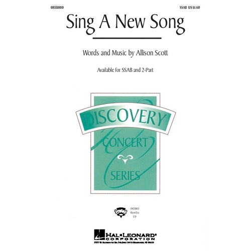 Sing A New Song ShowTrax CD (CD Only)