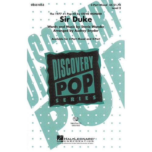 Sir Duke VoiceTrax CD (CD Only)