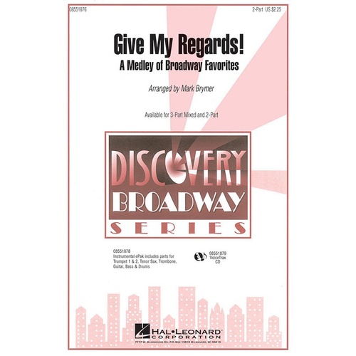 Give My Regards ShowTrax CD (CD Only)