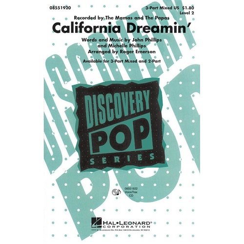 California Dreamin VoiceTraxCD (CD Only)