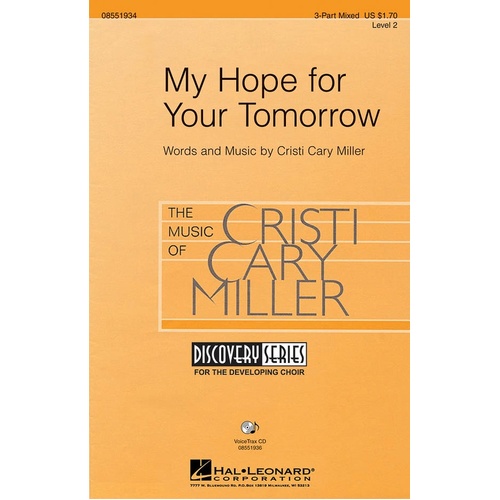 My Hope For Your Tomorrow 2Pt (Octavo)