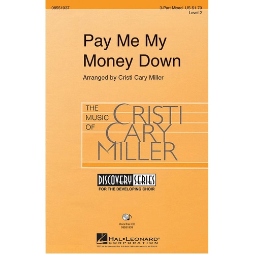 Pay Me My Money Down VoiceTrax CD (CD Only)