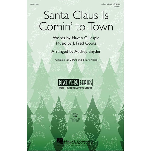 Santa Claus Is Comin To Town VoiceTrax CD (CD Only)