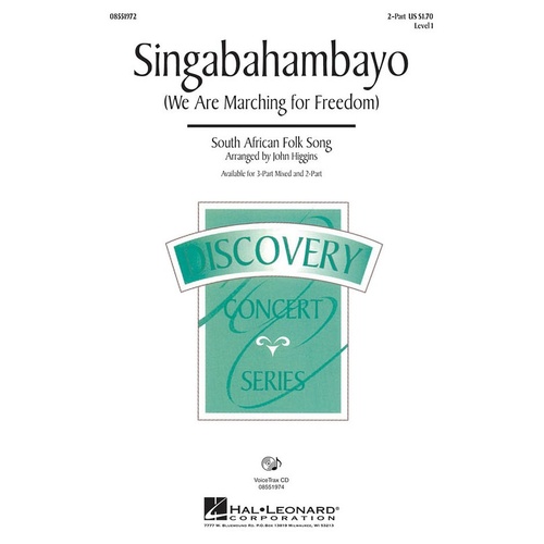 Singabahambayo 2 Pt (Octavo)