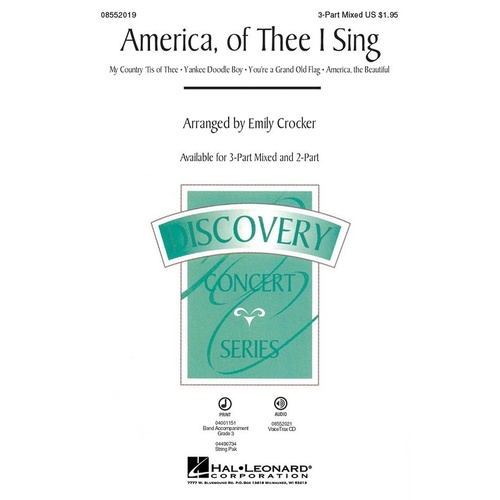 America Of Thee I Sing VoiceTrax CD (CD Only)