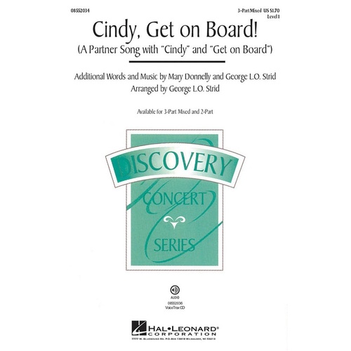 Cindy Get On Board VoiceTrax CD (CD Only)