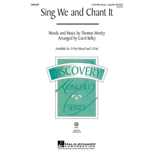 Sing We And Chant It VoiceTrax CD (CD Only)