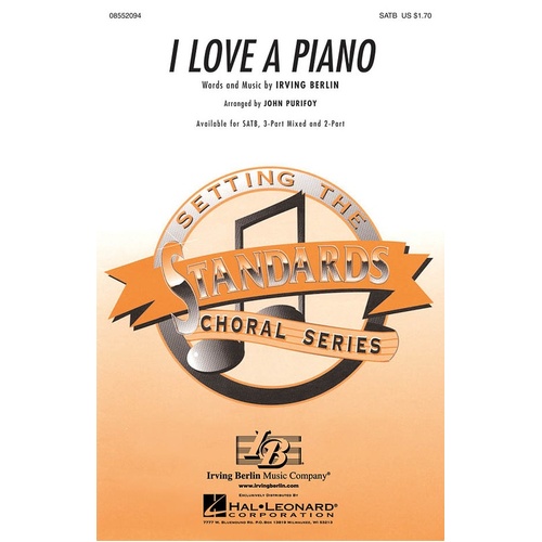 I Love Piano SATB (Octavo)