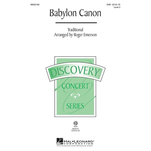 Babylon Canon VChoirTrax CD (CD Only)