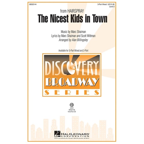 Nicest Kids In Town VoiceTrax CD From Hairspray (CD Only)