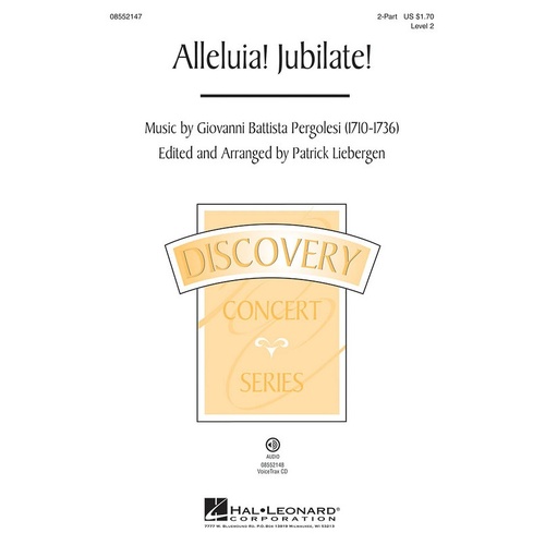 Alleluia Jubilate 2Pt (Octavo)