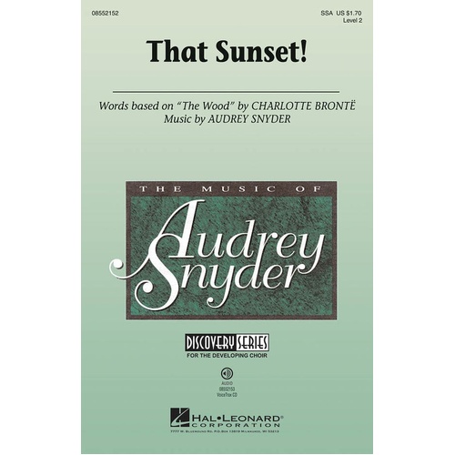 That Sunset VChoirTrax CD (CD Only)