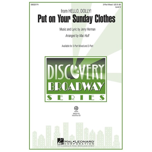 Put On Your Sunday Clothes 2Pt (Octavo)