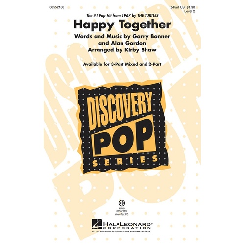 Happy Together 2Pt (Octavo)
