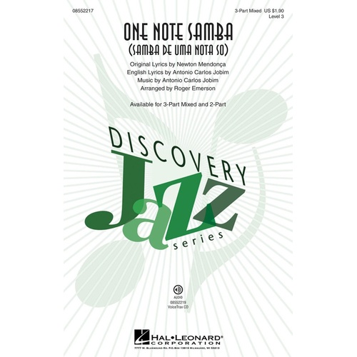 One Note Samba VoiceTraxCD (CD Only)