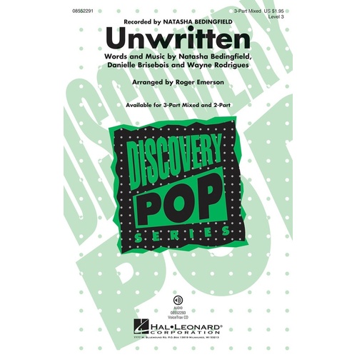 Unwritten VoiceTrax CD (CD Only)