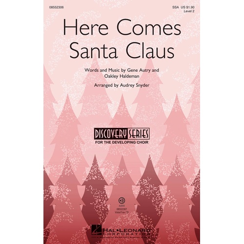 Here Comes Santa Claus SSA (Octavo)