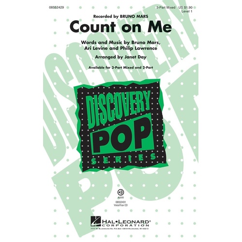 Count On Me Arr Day VoiceTrax CD (CD Only)