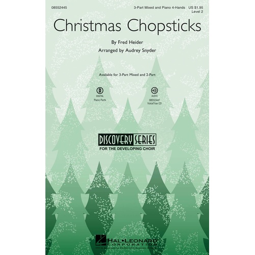 Christmas Chopsticks VoiceTrax CD (CD Only)