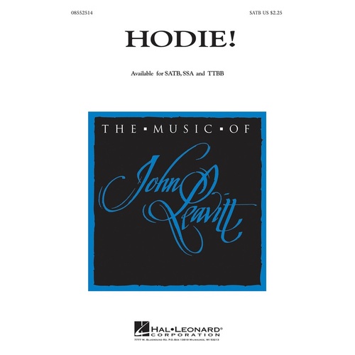 Hodie SATB (Octavo)