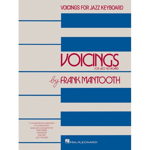 Voicings For Jazz Keyboard (Spiral Bound Book)