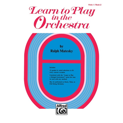 Learn To Play In The Orchestra Book 2 Vl 1