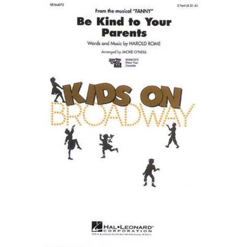 Be Kind To Your Parents Showtrax CD