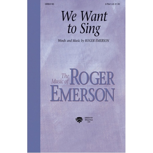 We Want To Sing ShowTrax CD (CD Only)
