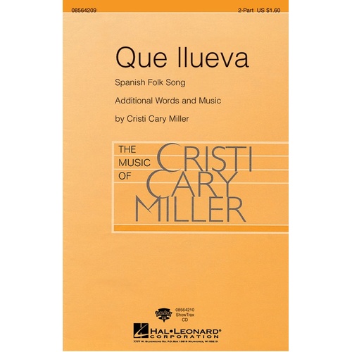 Que Llueva ShowTrax CD (CD Only)