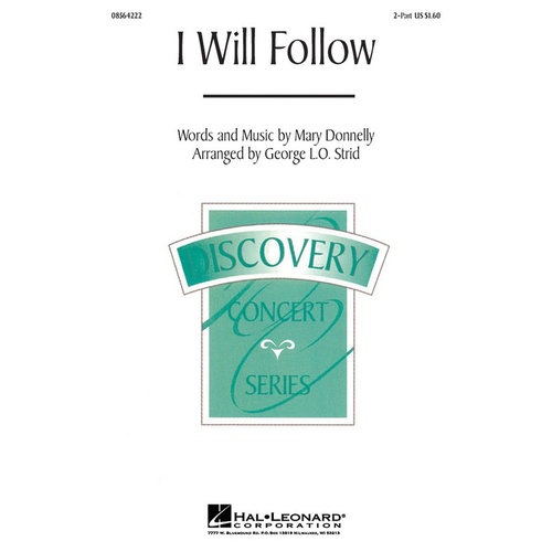 I Will Follow 2Pt (Octavo)