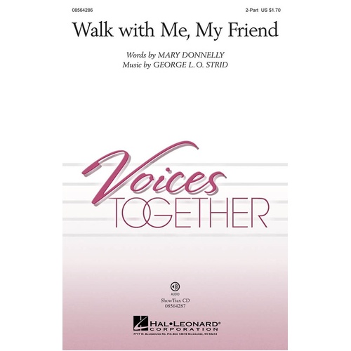 Walk With Me My Friend ShowTrax CD (CD Only)