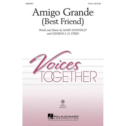 Amigo Grande 2-Part Choral Sheet Music by Hal Leonard