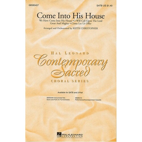Come Into His House SATB
