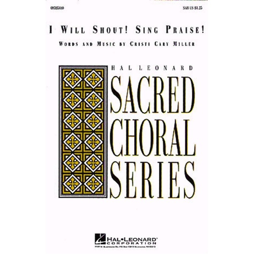 I Will Shout Sing Praise 2 Pt (Octavo)