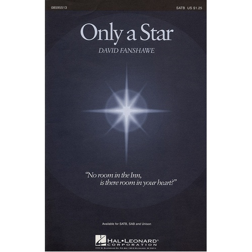 Only A Star SAB (Octavo)