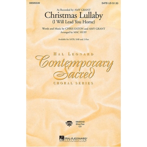 Christmas Lullaby 2-Part Choral Score by Hal Leonard