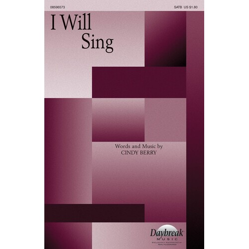 I Will Sing SATB (Octavo)