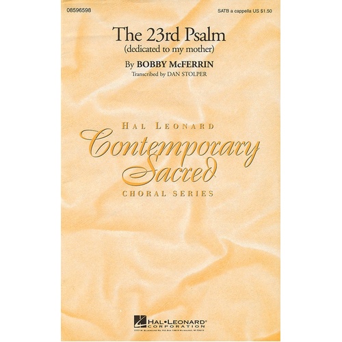 23rd Psalm Dedicated To Mother SATB (Octavo)