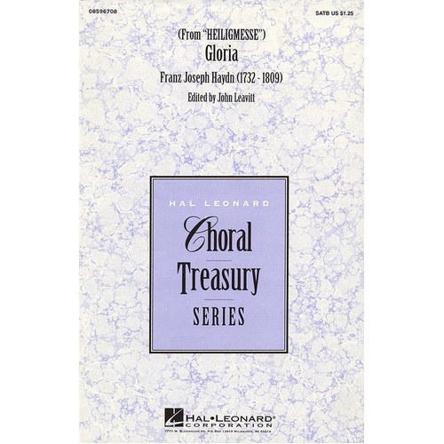 Gloria SATB Arr Leavitt (Octavo)