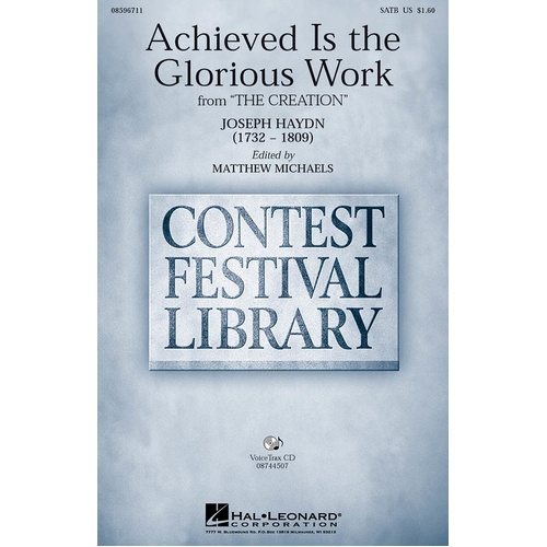 Achieved Is The Glorious Work SATB (Octavo)