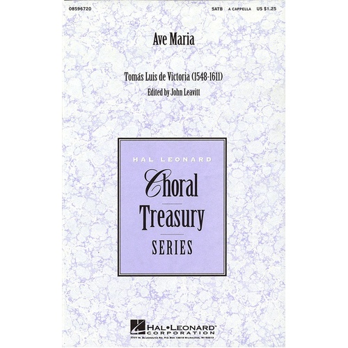 Ave Maria Victoria SATB (Octavo)