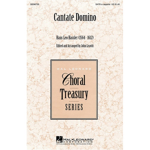 Cantate Domino Harr Leavitt SATB Acap (Octavo)