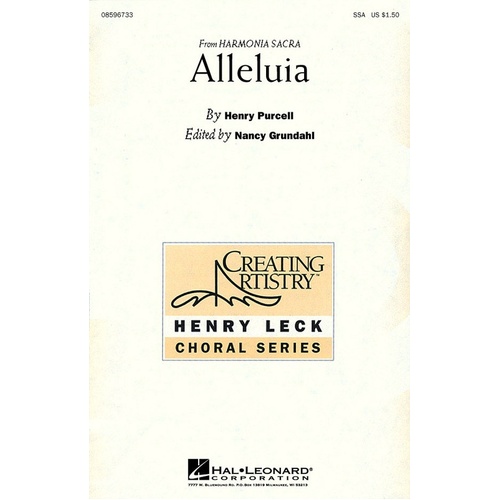 Alleluia (Purcell) SSA (Octavo)
