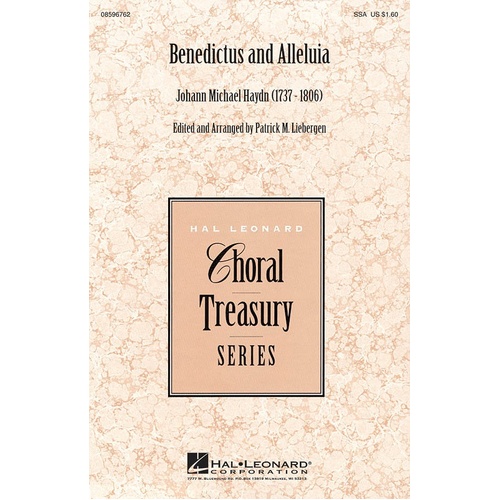 Benedictus And Alleluia SSA (Octavo)
